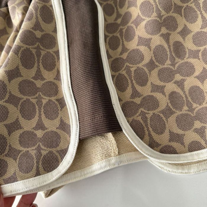 Шорти Coach коричневі шорты Коач коричневые