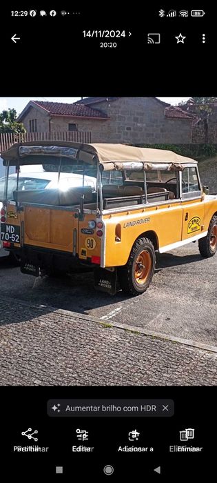 Land Rover Serie com 9 lugares de livrete