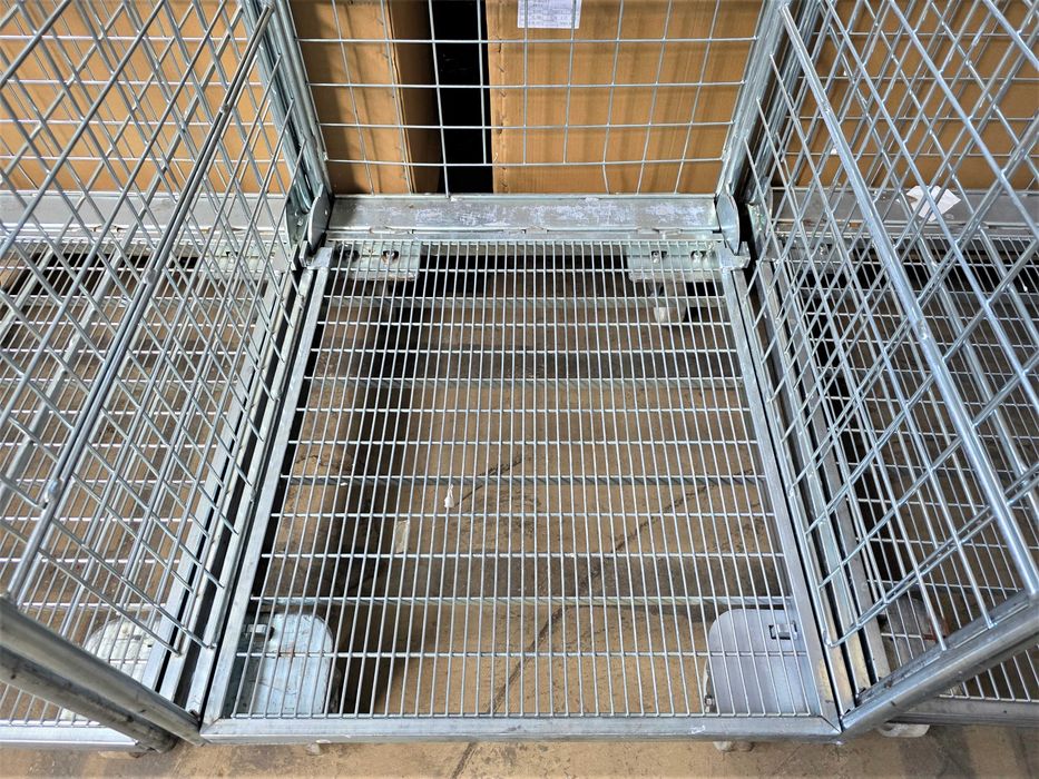 Wózek DUŻY Transportowy Magazynowy Gniazdowy Kurierski Siatkowy Kosz Rollkontener 80x100x190cm