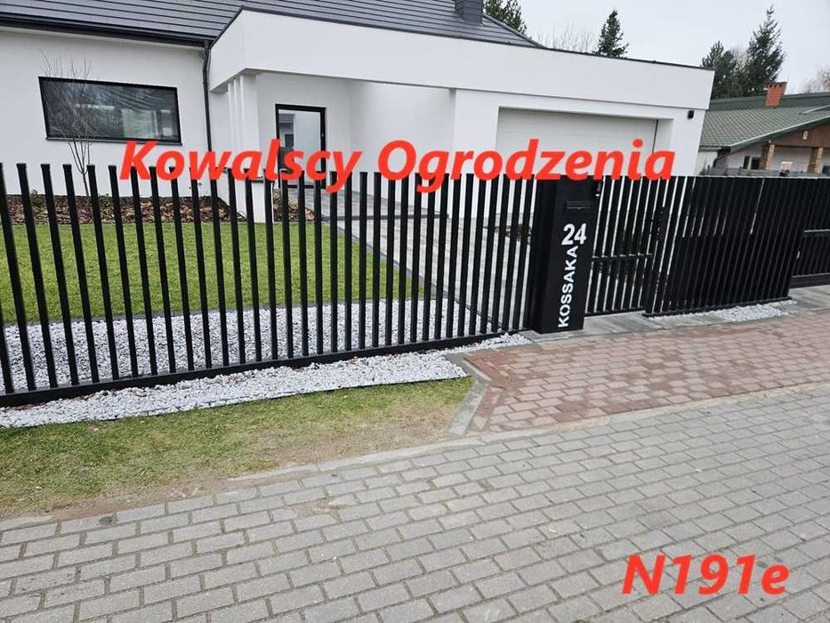 Ogrodzenia  Grzebieniowe Nowoczesne Bramy Przęsła Montaż