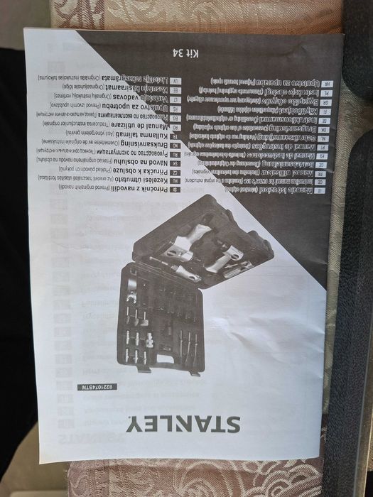 Zestaw narzędzi pneumatycznych Stanley kit 34