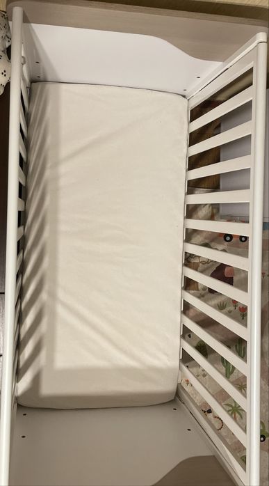 Дитяче ліжко Верес з маятником та шухлядою + ортопедичний матрац