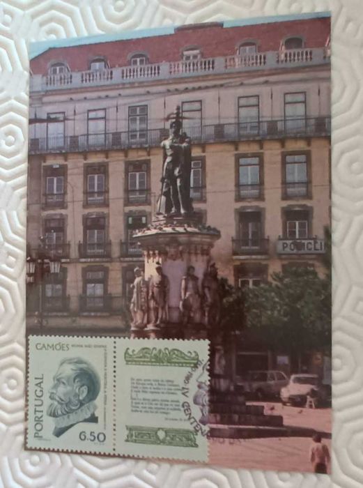 Postal Máximo IV Cent. Morte de Camões