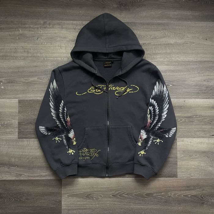 зипка ed hardy худи ед харди sk8 opium y2k arhive nike x jaded london