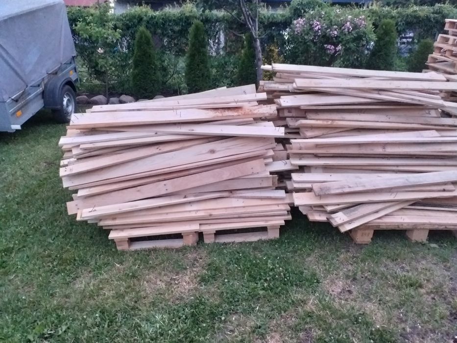 Deski szalunkowe z rozbiórki drewno