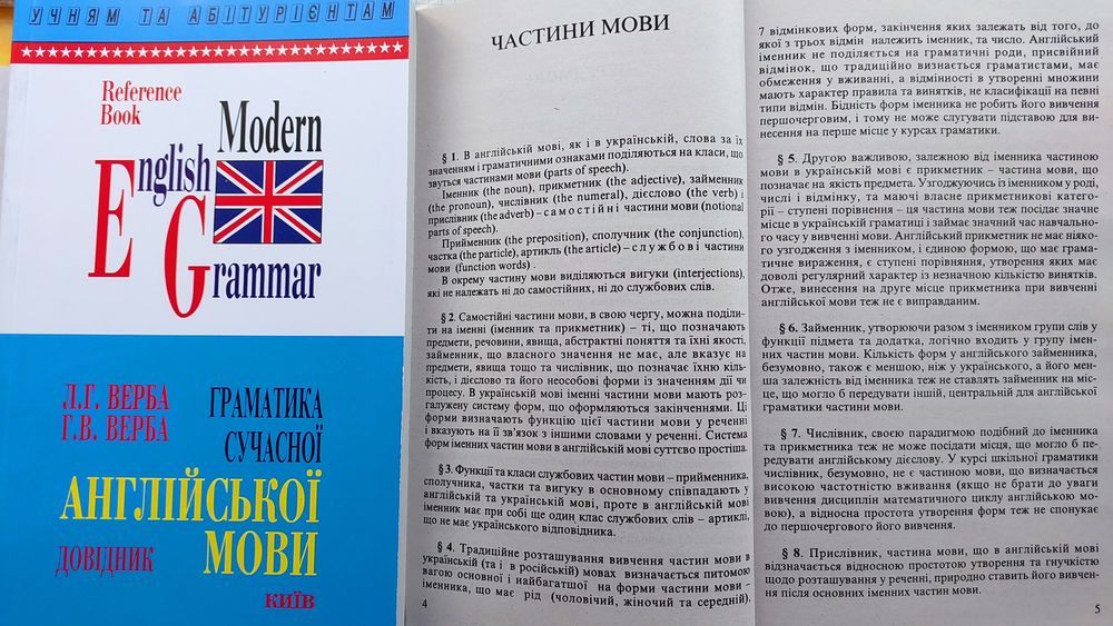 Граматика сучасної англійської мови довідник із вправами Верба Л. Г.