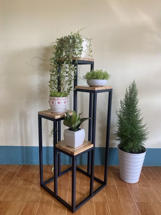 Stojak na kwiaty loft
