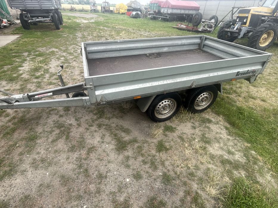 Przyczepka samochodowa z hamulcem tandem dmc 1000kg