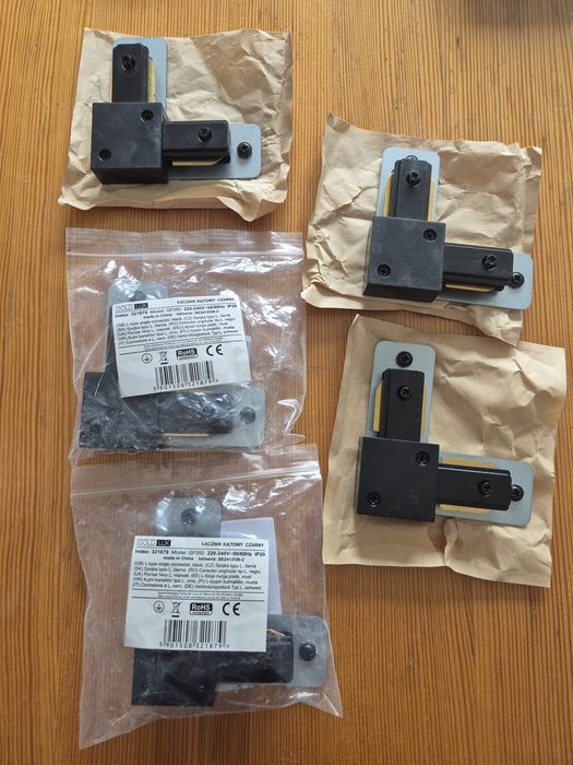 Łącznik kątowy szyna oświetleniowa czarna GoldLux Leroy Merlin