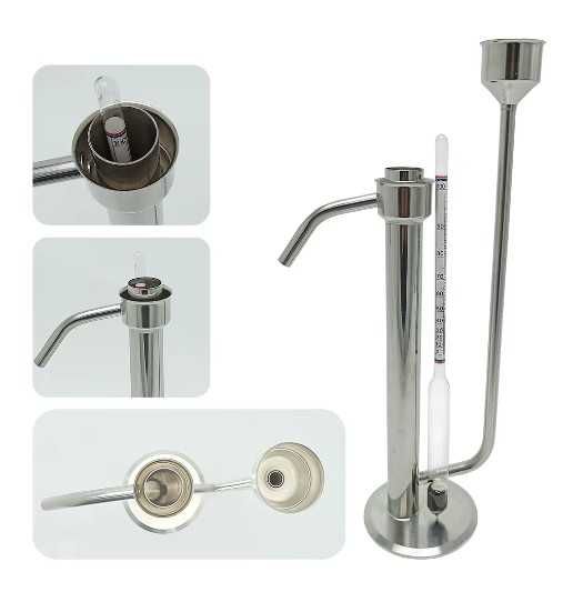 Copo inox para recolha de destilado