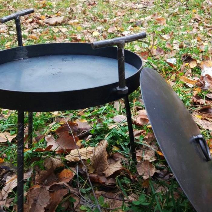 сковорода із диска борони садж сковорода 50 см з кришкою пательня