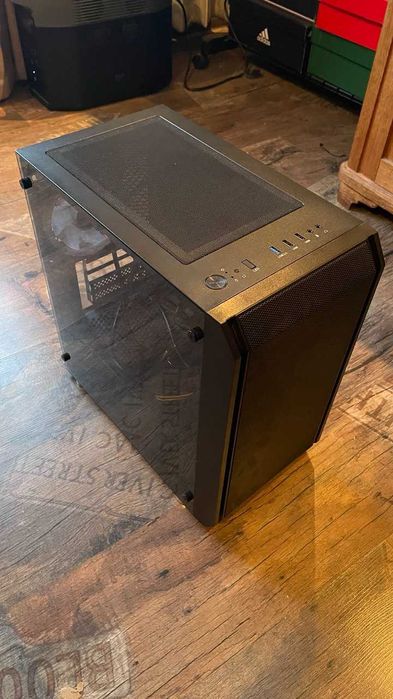 Корпус для ПК QUBE Neptune mini + Блок Живлення QUBE 600W