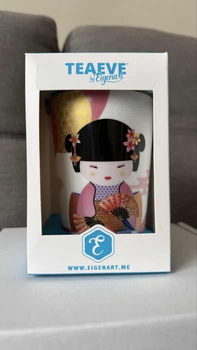 Eigenart Порцелянова Кружка із заварником TeaEve подарунок