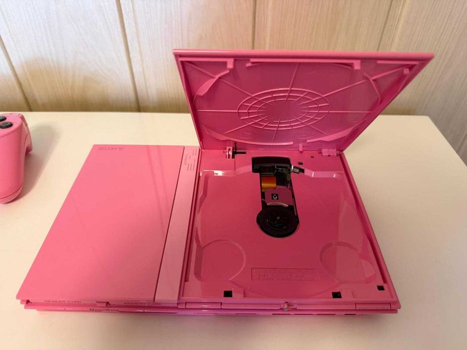 Różowa konsola PlayStation 2 (Pink Edition) w stanie idealnym!