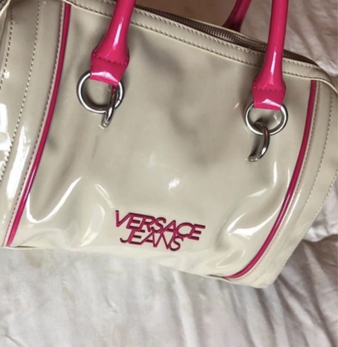 Mala Versace Jeans Original Rosa e Bege