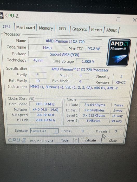 Комплект Gigabyte GA-MA790XT-UD4P + AMD Phenom II X3 720 + 8GB DDR3 + Кулер OCZ