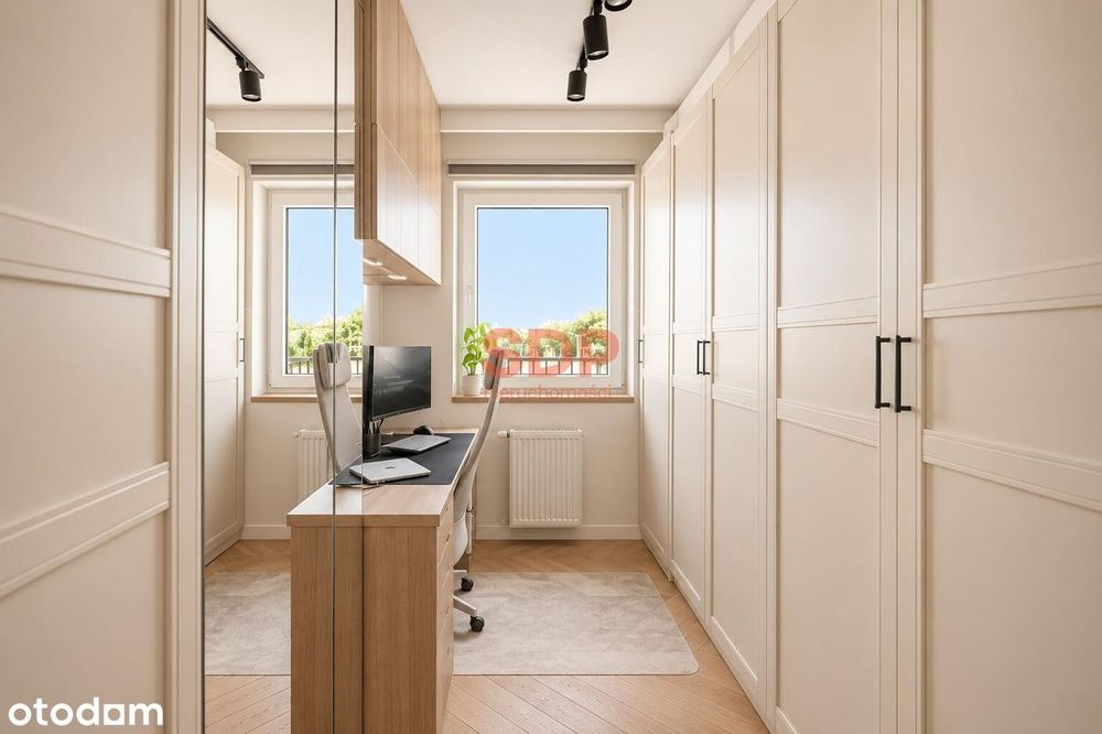 Ogród 80 m² na dachu | Pełne światła | 4 pok z balkonem