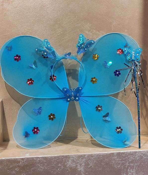 Крила метелика нейлонові кольорові