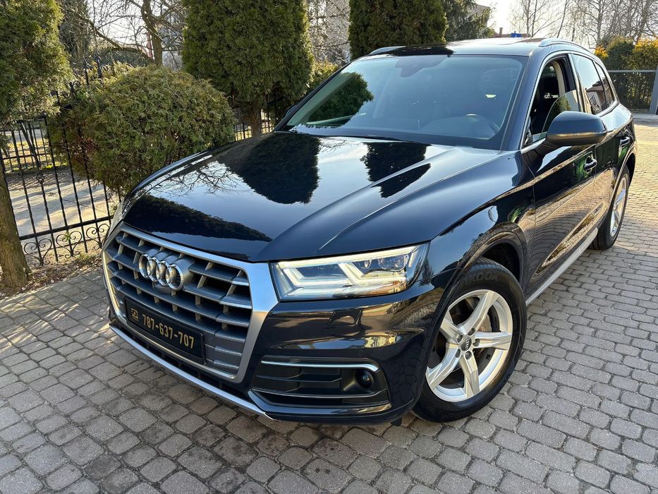 Audi Q5 2.0 TDI 163KM! Kamery 360 Virtual Cockpit Panoramiczny Dach Elek. Klap