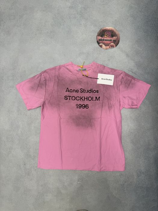 футболка Acne Studios Pink tee S M L vetements balenciaga rick owens