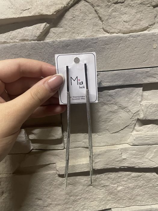 kolczyki nowe srebrne