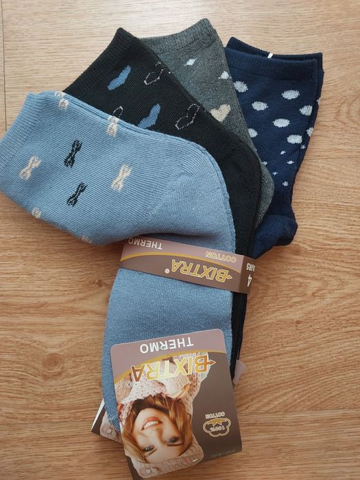 Skarpety damskie frotte 4 pary