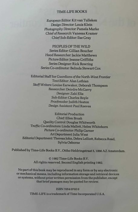 Guardians of the North-West Frontier: The Pathans, 1982