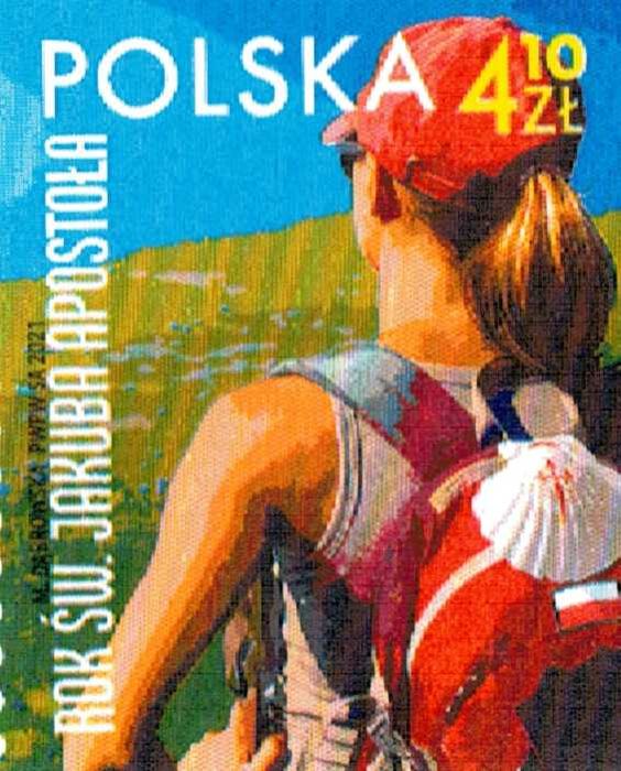 Zestaw znaczków 5 x 4,10 zł (Droga św. Jakuba)