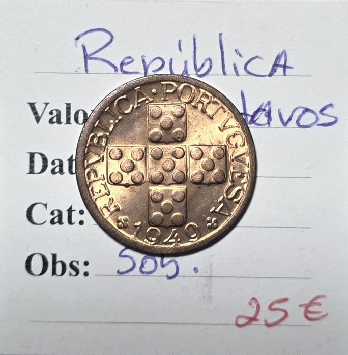 XX centavos 1949 soberba