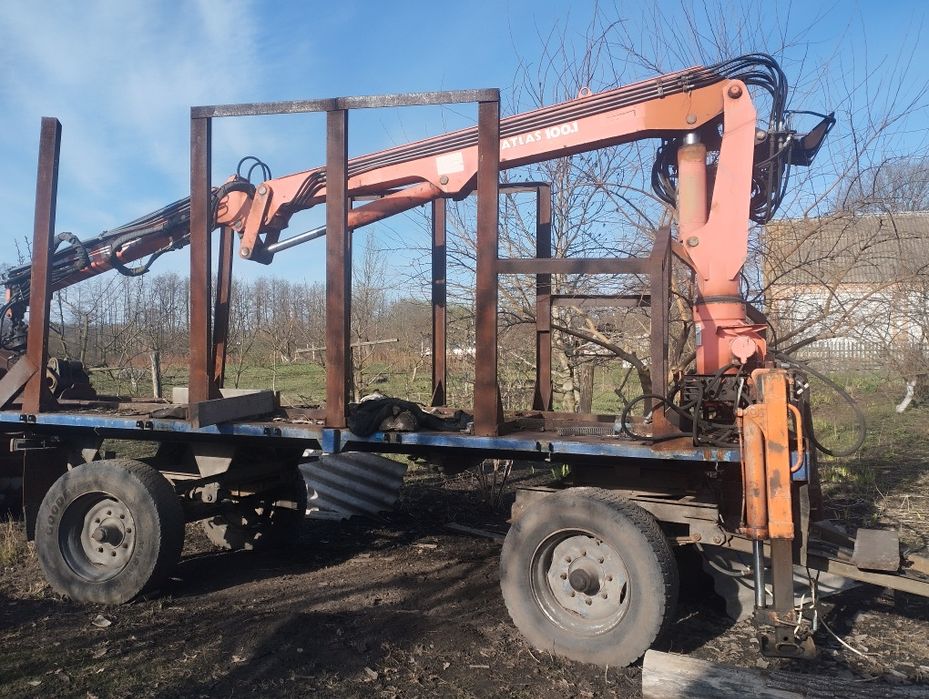 Продам прицеп з маніпулятором