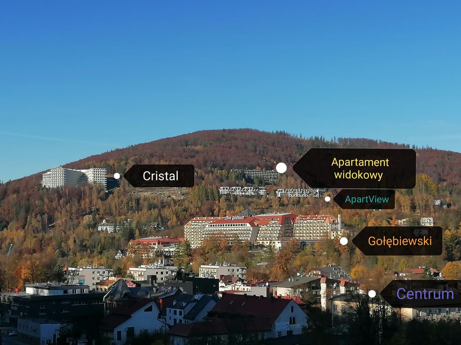 Apartament widokowy z balkonem