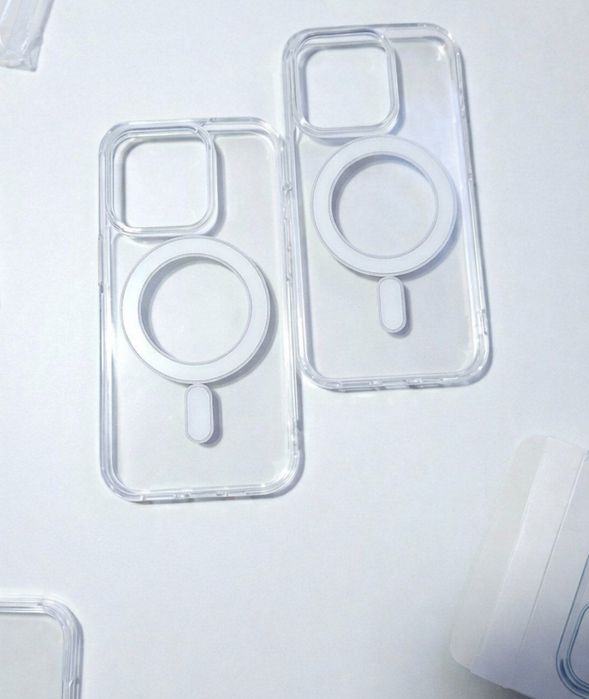Чохли на айфон 15pro і 13.  MagSafe (вбудоване магнітне кільце)