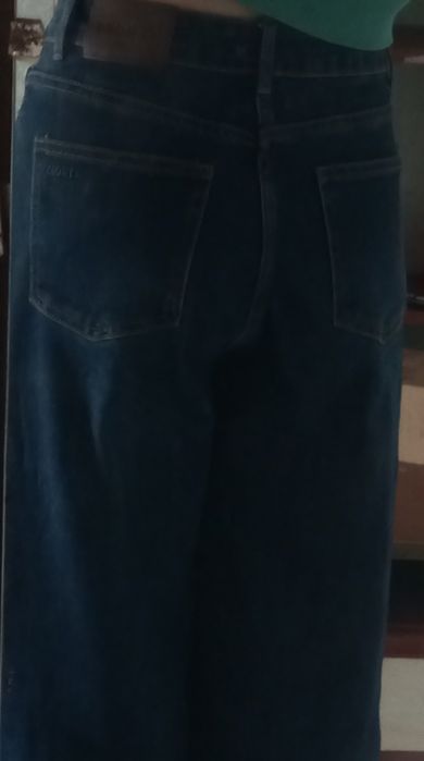 Джинси KT.Moss XL, wide leg, висока посадка, темно-сині