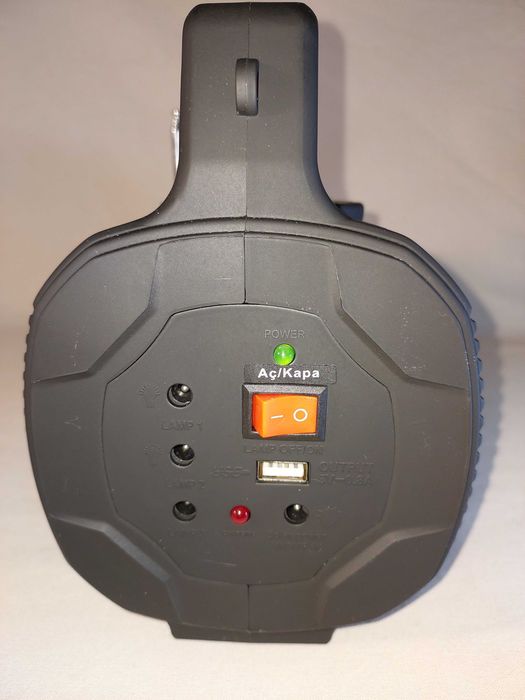 Лiхтaр тyристичний GS-540 Powerbank, Bluetooth, FM-радіо, USB, LED