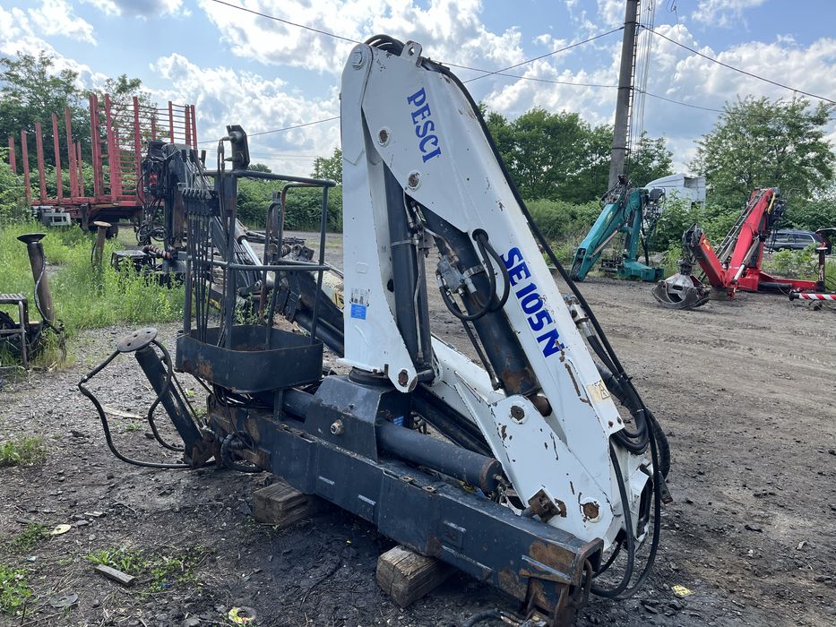 Кран маніпулятор Pesci 105 7.7м        hiab palfinger Atlan fassi