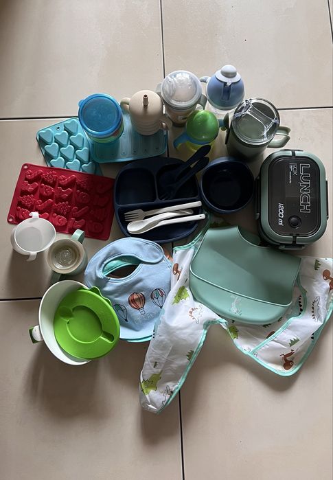 Дитячий посуд  силікон/пластик