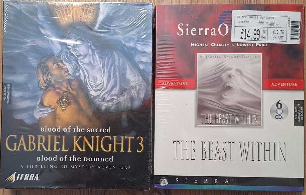 Gabriel Knight II + III - Big Box PC Ang - nowe w folii