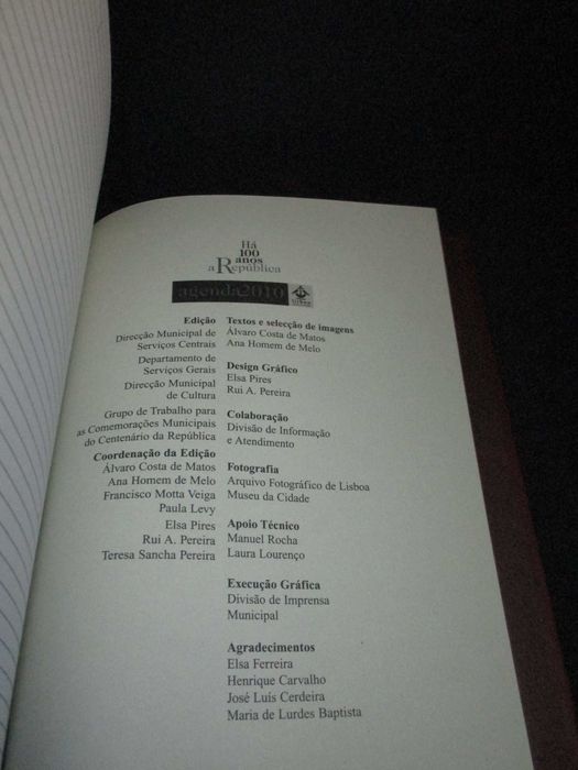 Livro Há 100 anos a República Agenda 2010