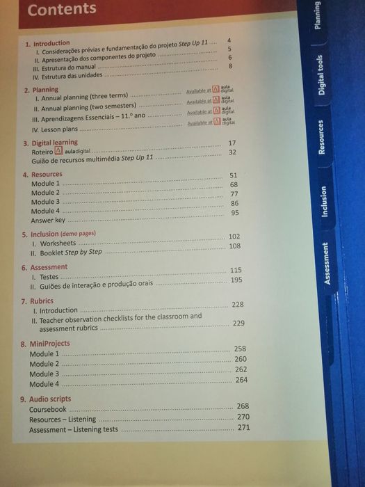 Step Up 11 - Inglês - 11º ano - Dossier do Professor completo. Novo!!*