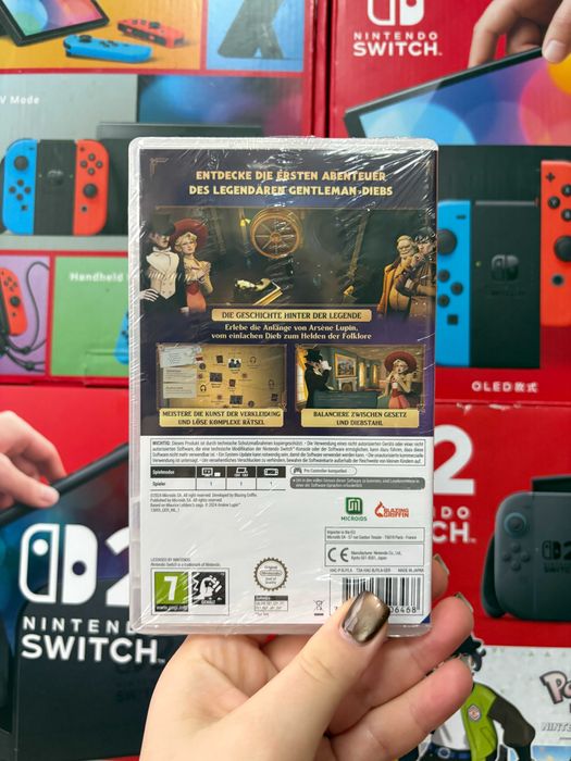 Гра Arsene Lupin на nintendo,картридж з грою на нінтендо,ліцензія