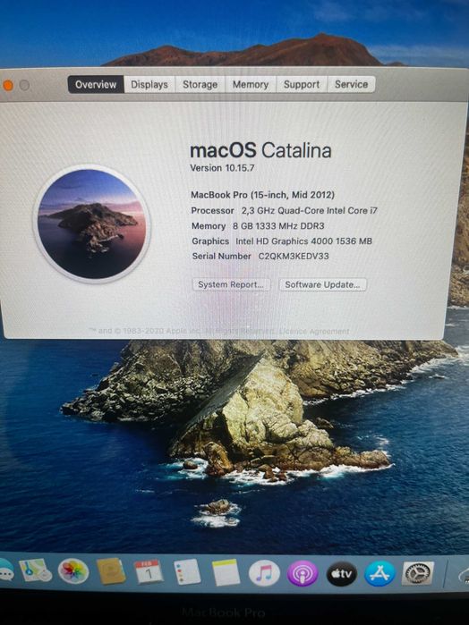 MacBook Pro 15 i7 | 8 RAM | SSD | NVIDIA GT 650M | Kultowy Mid-2012