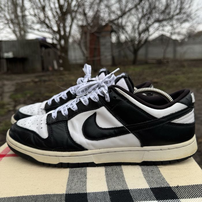 Кроссовки Nike Dunk Low Retro Black/White, 45,5 размер, Оригинал