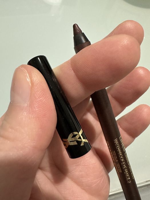 YSL нові,оригінальні,водостійкі олівці ( темно синій, чорний, золотис)