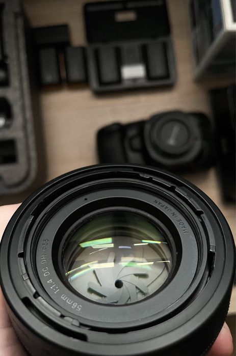 ZESTAW - Blackmagic pocket 4k / Sigma 58mm f1.4 + Akcesoria