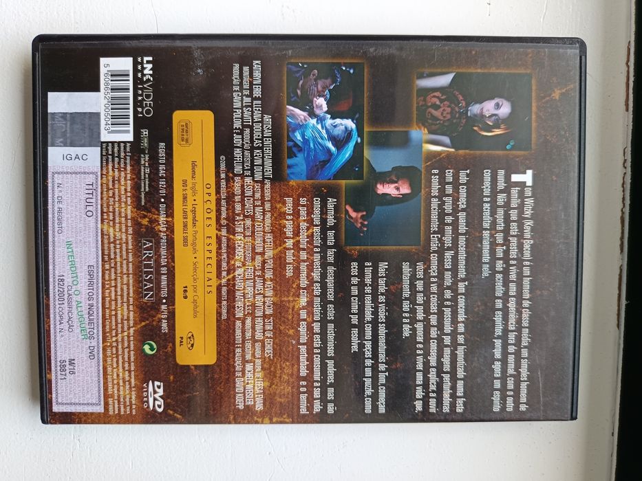 DVD espíritos Inquietos