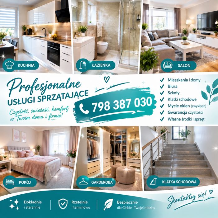 Sprzatanie pomieszczen , biur , mieszkan ,lokali , magazynow tanio fachowo solidnie .