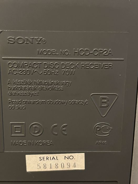 Mini wieża Sony CMT-CP2W