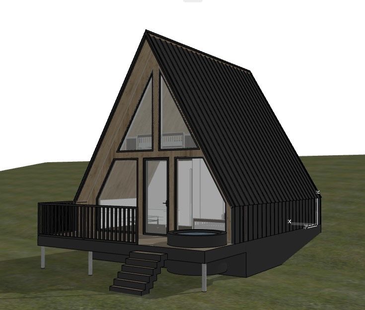 Будинок a-freim з ділянкою в Карпатах