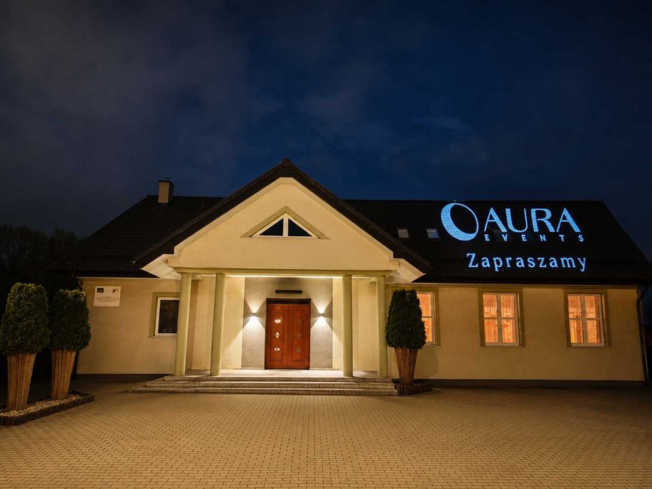 Aura Events | Cały obiekt na wyłączność | Sala eventowa - weselna / urodziny / panieńskie / kawalerskie | Noclegi | Gdańsk | Trójmiasto