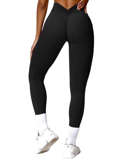 Легінси Alo Yoga V-Back Butt Lift Leggings Black CCK8524-BK